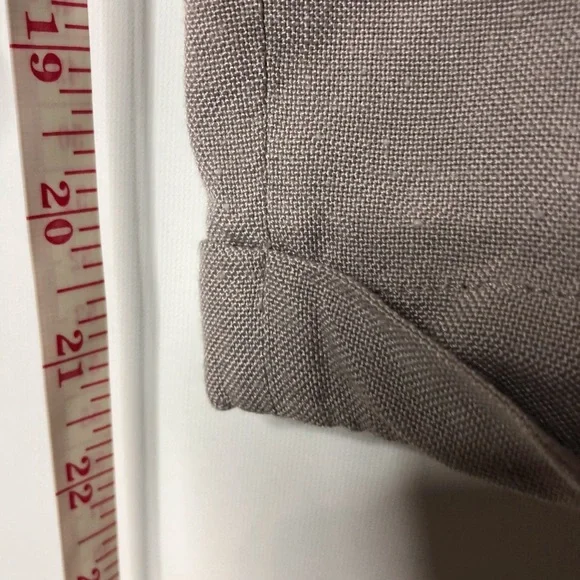 DVF taupe crop fitted pants 0 B8 - Picture 6 of 8